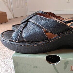 Born Ramona sandals, black, size 10